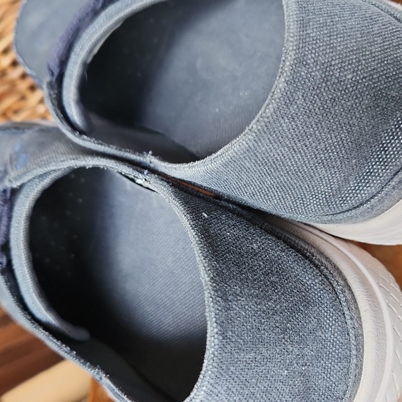 CHACO‎ Men’s Gray-bluish Canvas Slip-on Casual Loafer Shoes Sz 12 - Picture 10 of 16